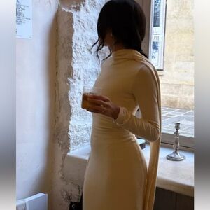 Refomation azure knit dress